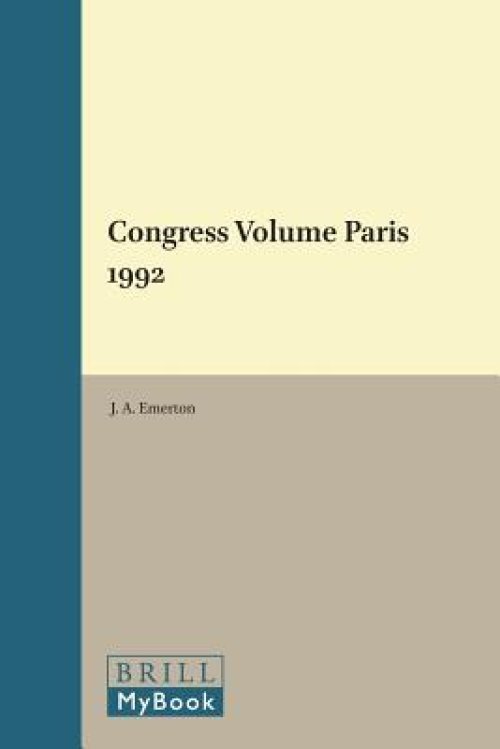 Congress Volume Paris 1992
