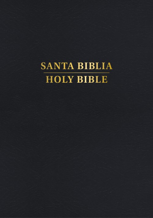 RVR 1960/KJV Biblia bilingüe tamaño personal, negro tapa dura (2024 ed.)