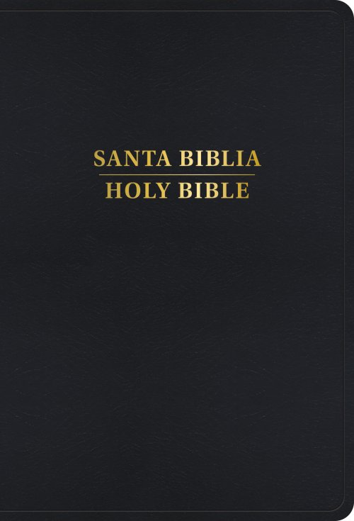 RVR 1960/KJV Biblia bilingüe letra grande, negro imitación piel, con índice (2024 ed.)