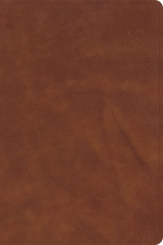 CSB Oswald Chambers Bible, Saddle LeatherTouch