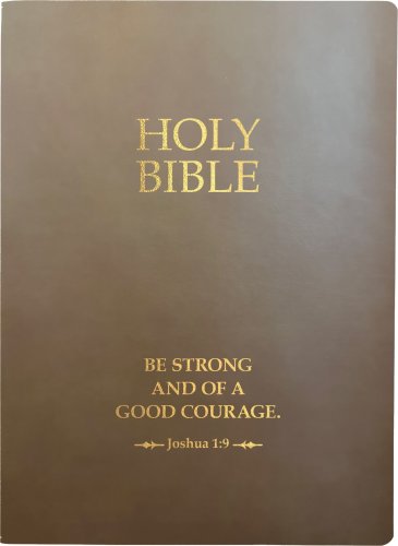 KJVER Holy Bible, Be Strong and Courageous Life Verse