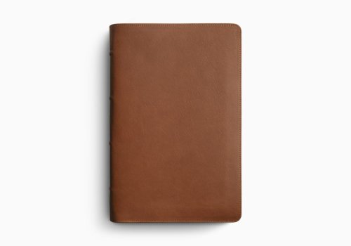 ESV Heirloom Bible, Veritas: Single Column Edition (Cowhide, British Tan, Full Yapp)