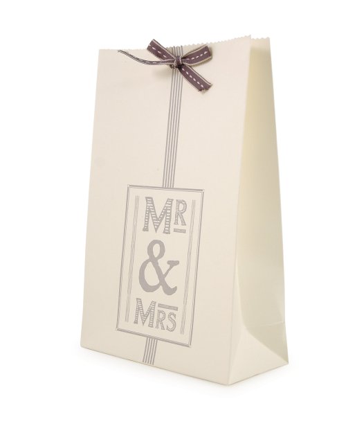 Large wedding gift bag Mr & Mrs