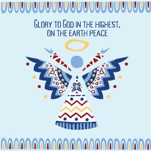 Glory to God Angel Christmas Cards (pack of 10)