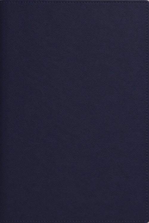 NKJV, Personal Size Thinline Bible with Cross References, Blue Premium Goatskin Leather, Limited Edition, Comfort Print, Red Letter
