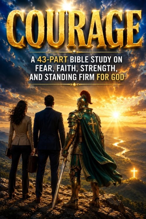 COURAGE: A 43-Part Bible Study on Fear, Faith, Strength, and Standing Firm for God: Bible Studies for Spiritual Growth (NIV Scripture)