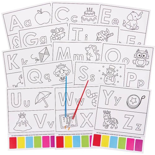 Alphabet Magic Painting (Pack of 13)