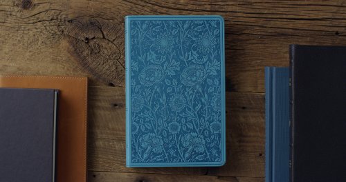 ESV Premium Gift Bible (TruTone, Teal, Floral Design)