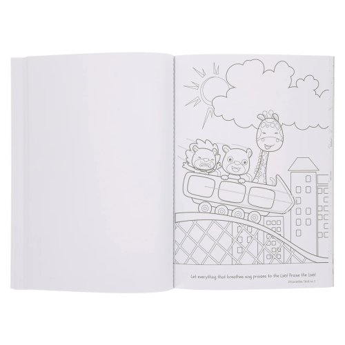Coloring Book for Kids God is with Me wherever I Go