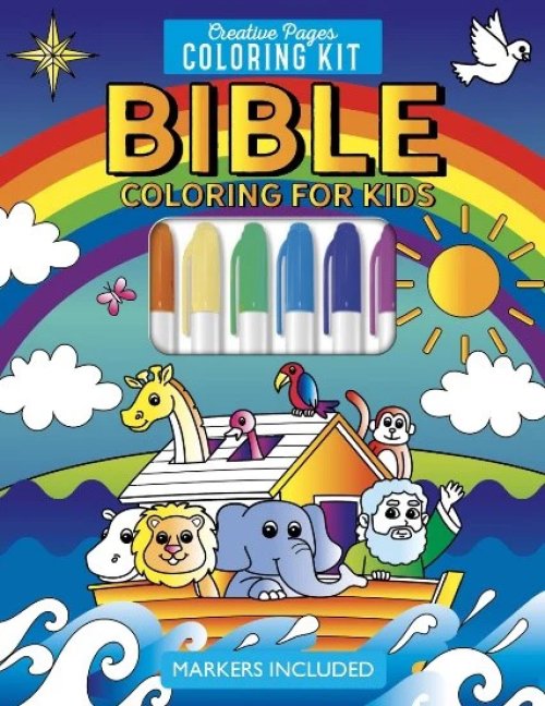 Creative Pages Coloring Kit Bible Colouring Book
