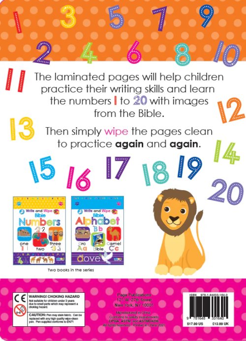 Write And Wipe Bible Numbers