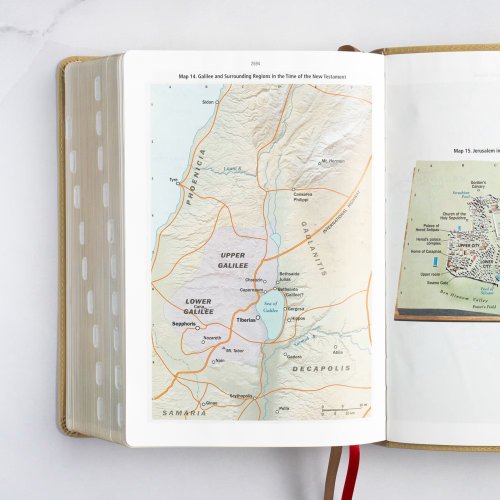 CSB Baker Illustrated Study Bible, Khaki, Indexed