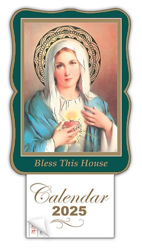 Sacred Heart Of Mary Print Calendar