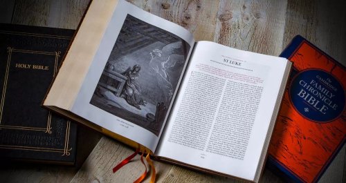 Cambridge KJV Family Chronicle Bible, Brown Calfskin Leather over Boards, Limited Numbered Edition