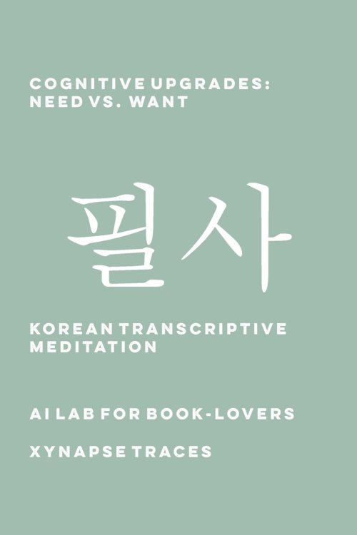 Cognitive Upgrades: Need vs. Want