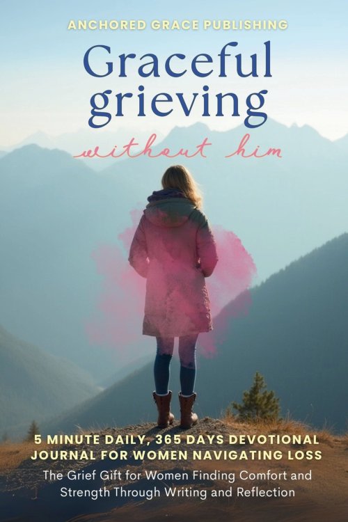 Graceful Grieving Without Him (5 Minute Daily, 365 Days Devotional Journal for Women Navigating Loss)