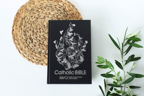 ESV-CE Catholic Bible, Black, Hardback, Anglicized Standard Edition, Maps