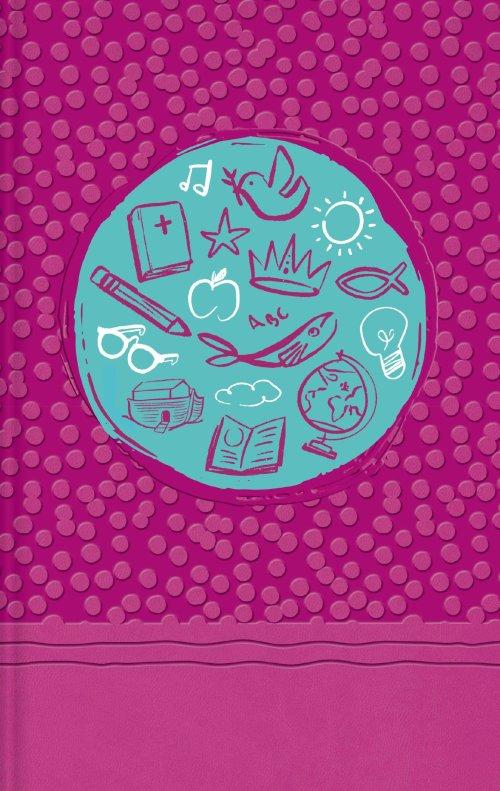 NIrV, Tiny Theologians Bible, Leathersoft over Board, Pink, Comfort Print
