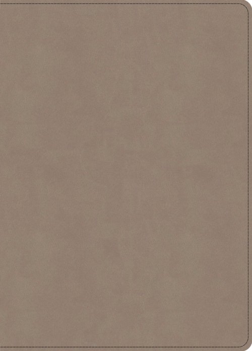 KJV Single-Column Wide-Margin Bible, Sand Leathertouch