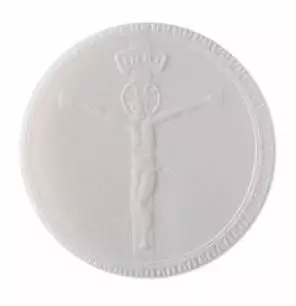Pack of 50 2.5" Priest Crucifix Altar Bread