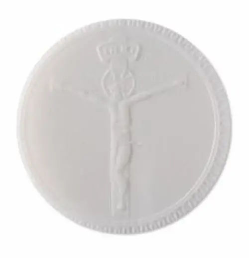 Pack of 50 Priest Communion Wafers 2.5" - Crucifix Altar Bread