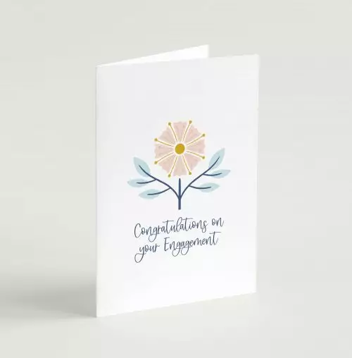 Engagement (Blooms) - Greeting Card