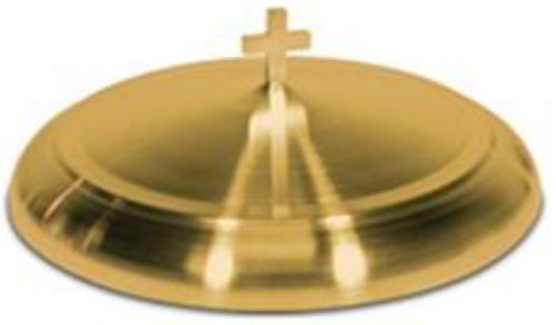 Stacking Bread Plate Cover - Stainless Steel Brasstone Finish. Not compatible with Artistic aluminium trays etc.