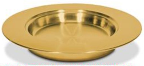 Stacking Bread Plate - Stainless Steel Brasstone Finish. 26cm diam. Not compatible with Artistic aluminium trays