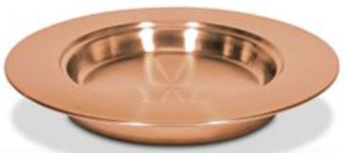 Stacking Bread Plate - Stainless Steel Copper Finish. 26cm diam. Not compatible with Artistic aluminium trays