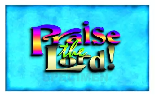 Text Card - Praise the Lord Pack of 20 Same Design