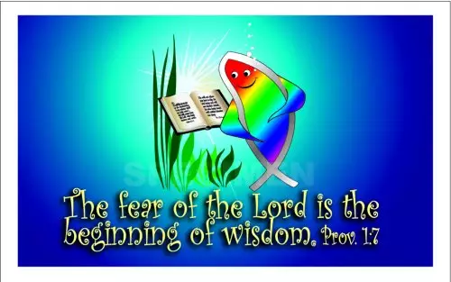 Text Card - The fear of the Lord Pack of 20 Same Design