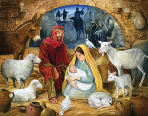 Advent Calendar - Emmanuel - Large - 14 in x 11 in - Supplied in units of 6