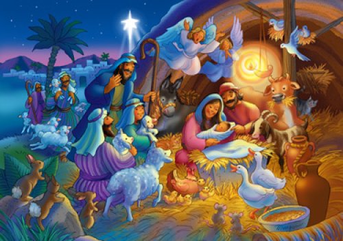 Advent Calendar - Heavenly Night - Medium - 8.25 in x 11.75 - Supplied in units of 6