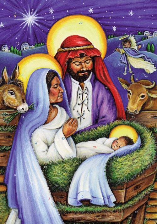 Advent Calendar - A King For All - Medium - 8.25 in x 11.75 - Supplied in units of 6