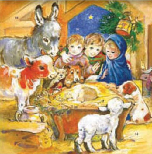 Advent Calendar - Children's Blessing - 9 in x 9 in - Supplied in units of 8