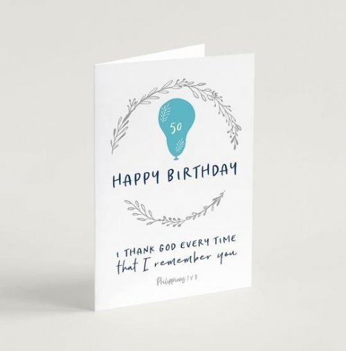Happy Birthday! 50th Birthday Greeting Card