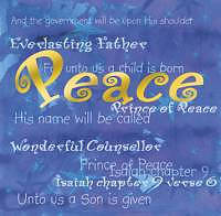 Prince of Peace (pack of 5 cards)
