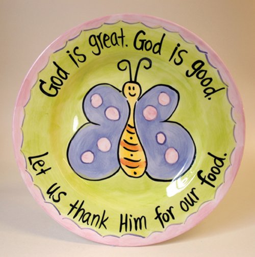 God Is Good Dinner Plate