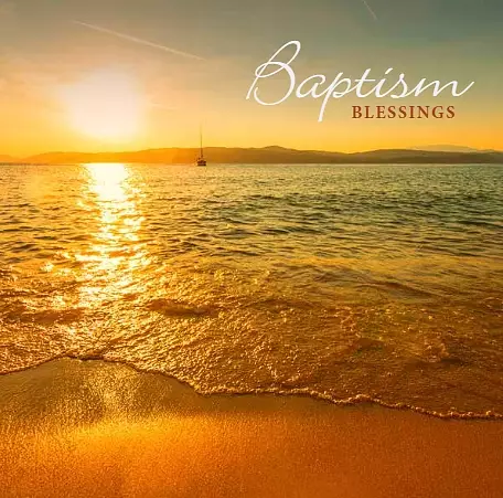 Baptism Blessings Single Card
