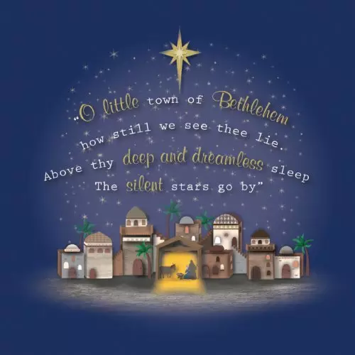 O Little Town (Pack of 10) Charity Christmas Cards