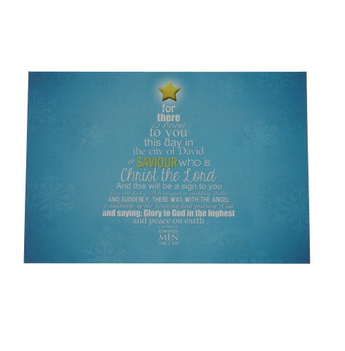 Saviour Christmas Tree Cards (Pack of 15)