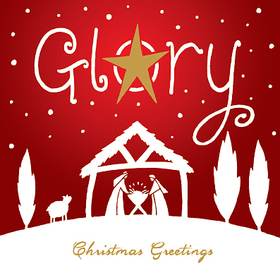 Glory (Pack of 10) Charity Christmas Cards