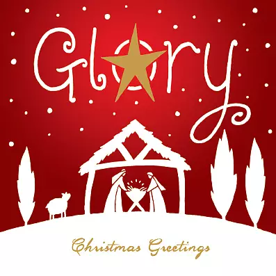 Glory (Pack of 10) Charity Christmas Cards