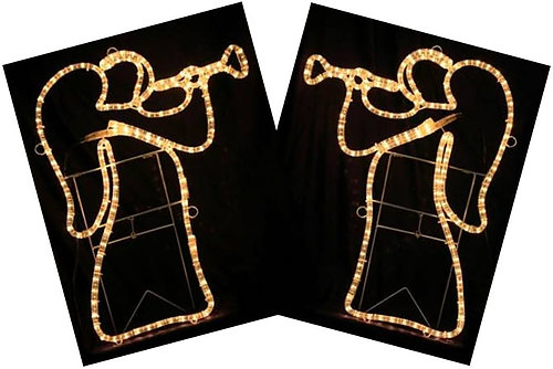 Pair of Small Angels (Clear)