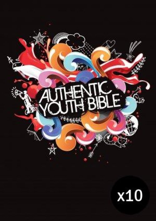 ERV Youth Bible Black - Pack of 10
