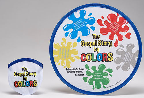 Gospel Story by Colors Flying Disc with Storage Pouch