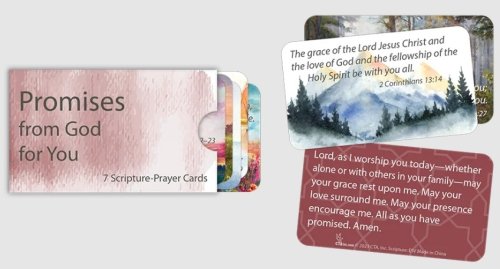 Promises from God for You Scripture Prayer Cards in Sleeve