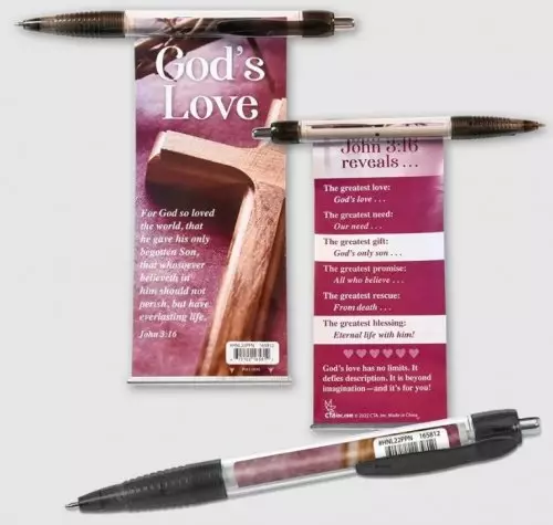 God's Love Pull Out Banner Pen
