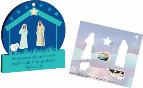 Love Came Down Snow Globe Nativity Ornament Kit