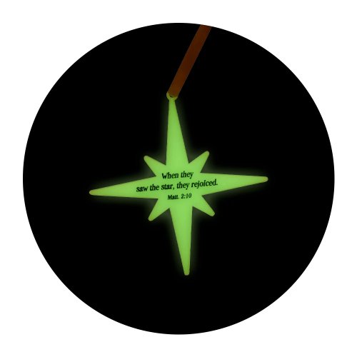 Glow-in-the-Dark Star Ornament - One Night in Bethlehem